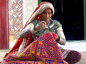 Kutch embroidery sales