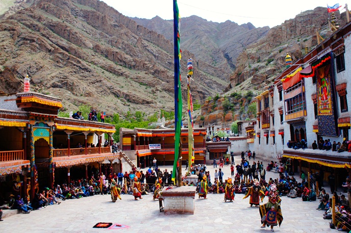 Festivals of India, Ladakh festival, Hemis Festival, mask dance performance in Ladakh