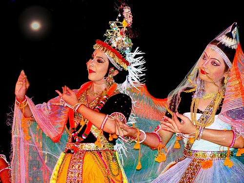 Ras lila in north India, Ras leela in Manipur, sharad purnima celebration in India