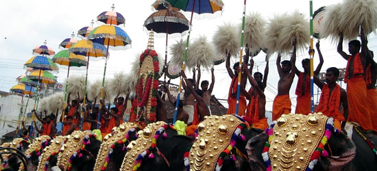 Kerala festivals, kerala travels, winter festivals of India in December
