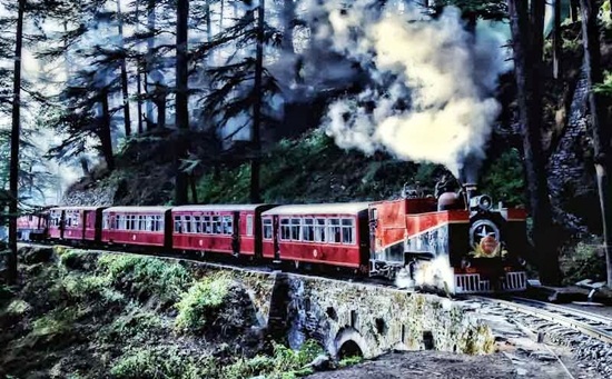 kalka shimla railway details, most beautiful mountain journeys in India, Indian railway tracks 