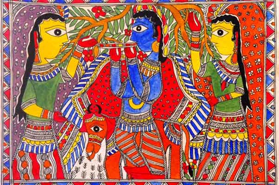 overview of madhubani painting, rural culture of India, Indian art and tradition 