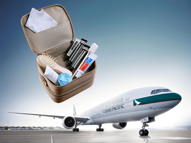 Cathay Pacific's inflight services, Cathay Pacific news, cheap flights on IndianEagle, new amenity kits for first class