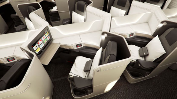 air canada boeing 787 dreamliner, international business class cabin seating, latest air canada news