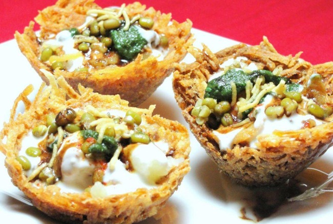tokri chaat lucknow, places to eat in lucknow, best lucknow food