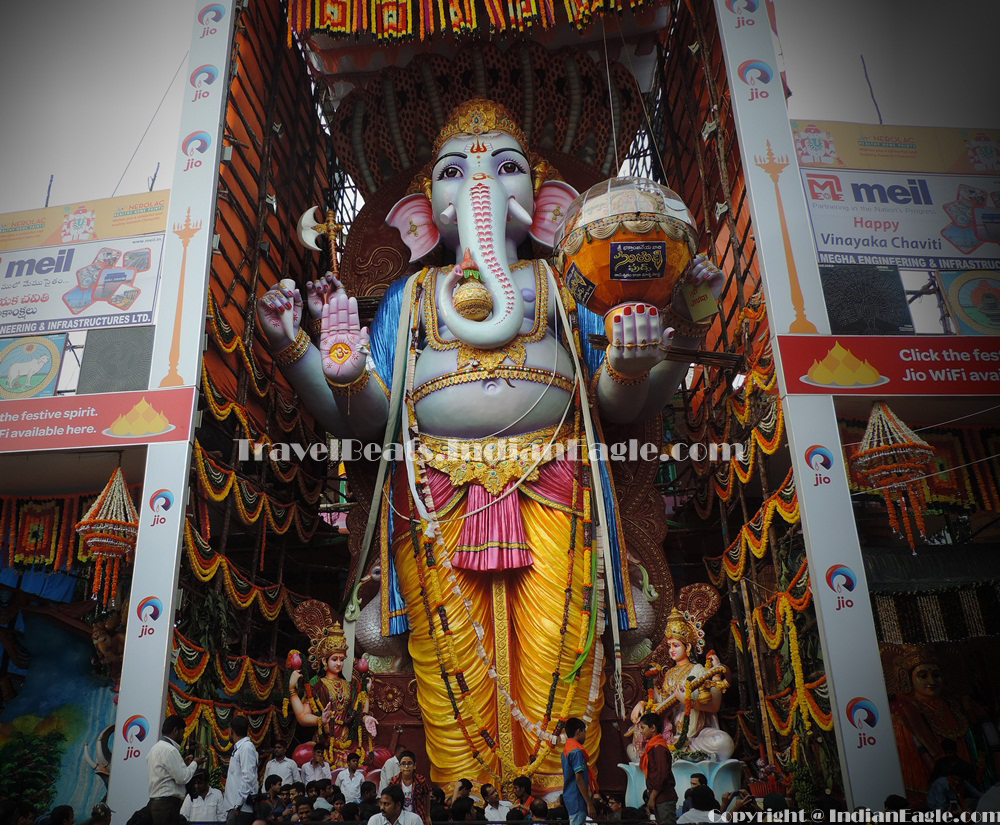 Mumbai Ganesh festival, Hyderabad Ganesh puja, Khairatabad Ganesh idol, IndianEagle