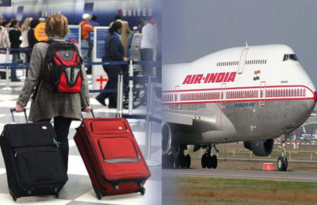 Air India baggage allowance, San Francisco to delhi flights, cheap flights to new delhi