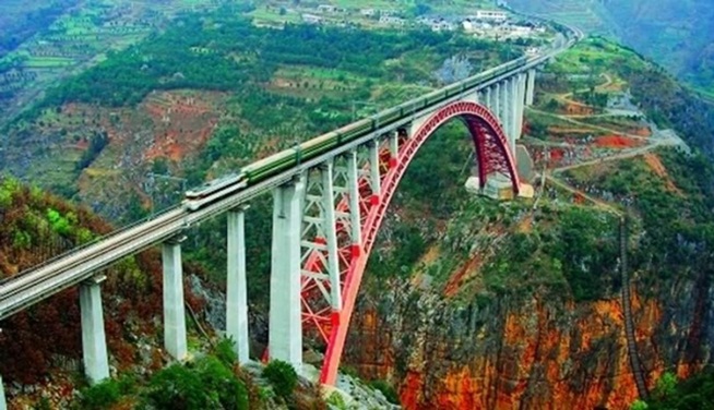 world's tallest bridge in India, chenab railway bridge, India tourist attractions 