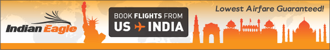 cheap flights to India, discount airfares, cheap fare deals, Indian Eagle travel