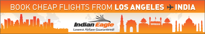 Indian Eagle Travel deals, Los Angeles to India flights, LAX India cheap flights