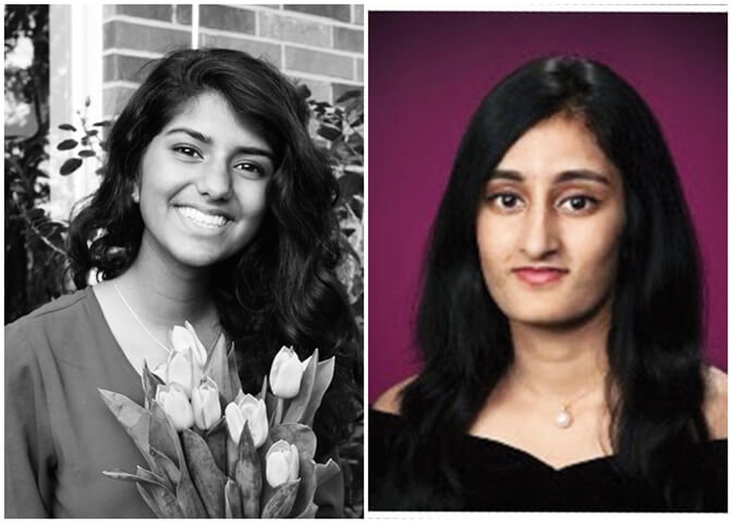 Girl Scouts USA, Devika Kumar Texas, Rajvi Ranka California, 2017 National Young Women of Distinction USA