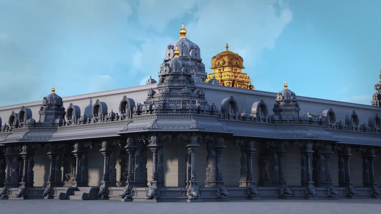 Yadadri Temple Complex, Yadagirigutta temple, Telangana Hindu temples 