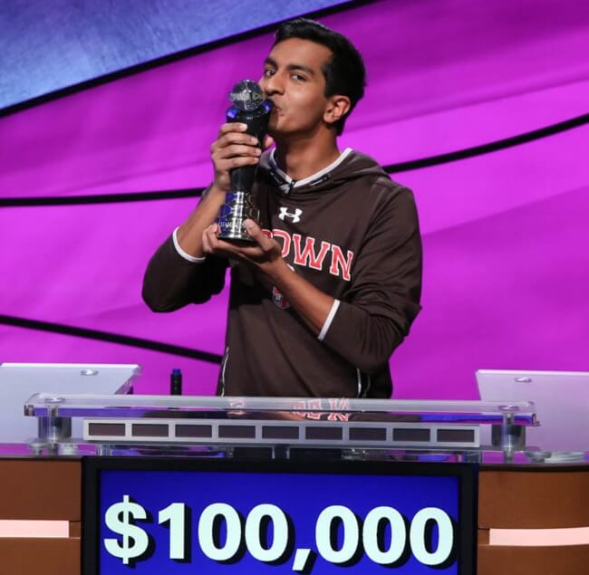 brown university Dhruv Gaur, Jeopardy college championship 2018, Dhruv Gaur Georgia Indians