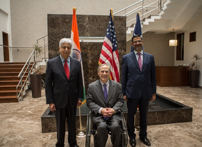 Wipro Limited news, Wipro technology center Plano Texas, Texas Governor Greg Abbott, Jobs in USA